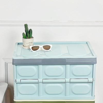 China Hot Selling Household Large Capacity Stored Plastic Collapsible Plastic Storage Box for sale