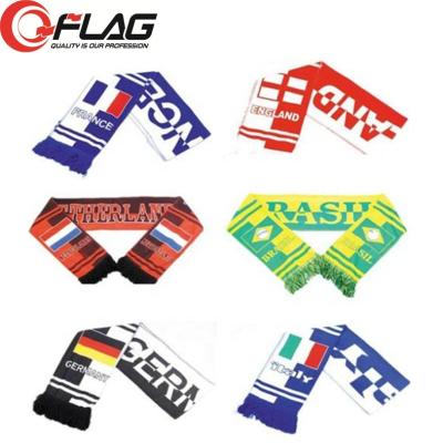 China FLYING fan club scarf, football club printed scarf, world cup scarf factory direct sales for sale