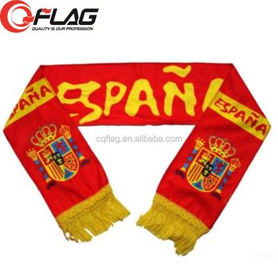 China FLYING Knitted Custom Football Fan Football Scarf Football Promotion Sports Scarf for sale