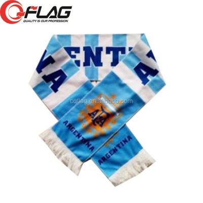 China New FLYING Soccer Club Custom Design Knitting Sets Beanies And Scarf Pattern Scarves for sale