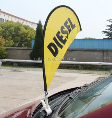 China Hanging ONE STOP print custom car window tear for advertising, promotion, event for sale