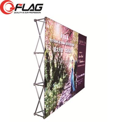 China Wholesale Display Factory Stretch Fabric Trade Show Wall Pop Up Display With Custom Printing for sale