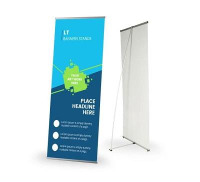 China High Quality Polyester Roll Up Stand Printing, Pull Up Banner Stand, Aluminum Roll Up Banner Stand Conference Display Trade Show for sale