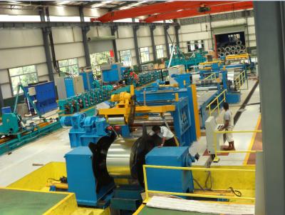 China Full Automatic Steel Slitting Machine Large Size Max 25 Strips ISO9001 for sale