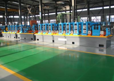 China Straight Seam Welded Carbon Steel Tube Mill / ERW Pipe Mill Line for sale