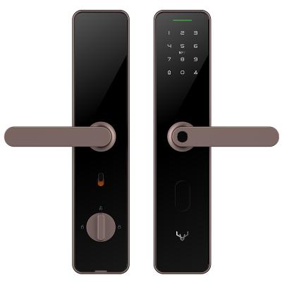 China Hot Selling Mihome Wifi Door Lock Electric Door Lock Mihome APP Loock X1 Home Biometric Fingerprint Security Electric Door Locks Smart L for sale