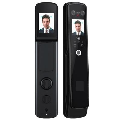 China New Home Doorbell 2021 Digital Security Camera Fingerprint Face Recognition High Quality Built-in Intelligent Palmprint Smart Lock for sale