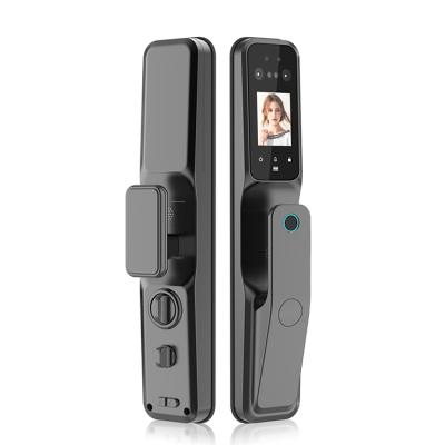 China Voice Prompt Tuya APP Face Recognition Lock Rfid Fingerprint Door Lock Auto Electronic High Quality Smart Door Locks for sale