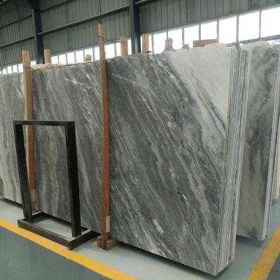 China Modern Low Price China Polished Cloudy Gray Chinese Marble Marble Slab for sale