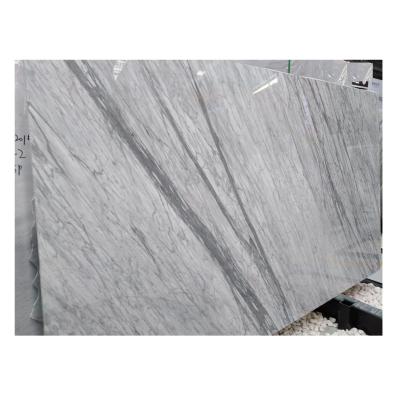 China Decoration Material Gray Veins Flooring White Marble Tile, Gray Kitchen Marble Slab Nero Picasso Marble for sale