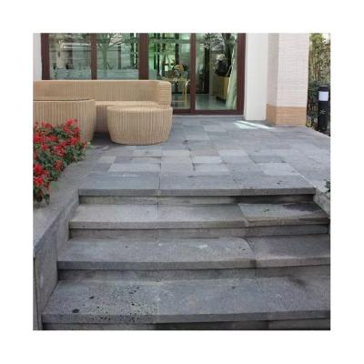 China Modern Cheap Tiles from Gray Volcanic Basalt Stone Outdoor for sale