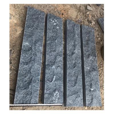 China Customized Modern Size G654 Impala Gray Granite Mushroom Wall Stone Dark Tile for sale