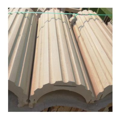 China Cavity OEM Customized Project Lime White Home Interior Decorative Columns for sale