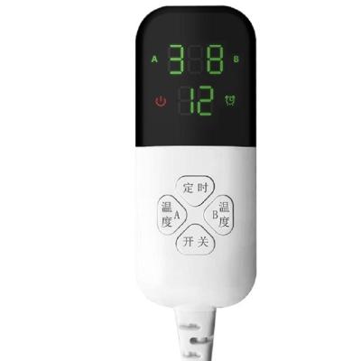 China Hotel Zone Independent Dual Temperature Control Controller Electric Covering Swtich With Timer Thermostat for sale