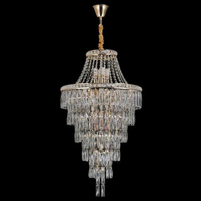 China The Contemporary Wholesale Modern The Lamp Crystal Pendant Light Luxury Lead Glass Chandeliers for sale