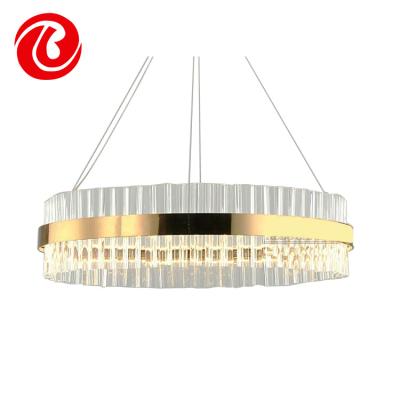 China Modern Contemporary Circular Ring Large Size Venice Luxury Glass Pendant Light K9 for sale