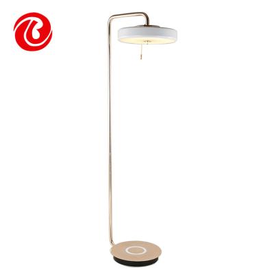 China Supplier Modern White Fabric Factory Shade Artistic Tripod Floor Lamp for sale