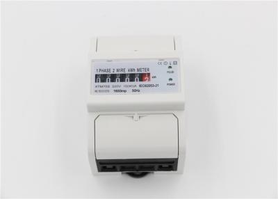 China Smart Single Phase Kwh Meter Din Rail Multifunction Current Voltage Display for sale