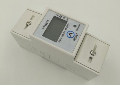 China Standard DIN Rail Energy Meter Din Rail Power Meter With Short Terminals Cover for sale