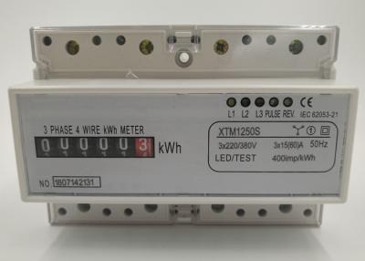 China Automatic Detection Din Rail Mounted Energy Meter For Electric Energy Measurement for sale