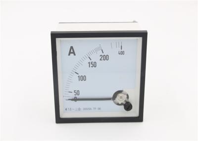 China Square Analog Ammeter Panel Mount 90° Deflection Angle For Amp Measurement for sale