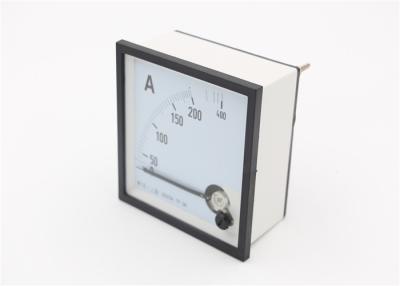 China Panel Mount Ampere Meter Analog With Pre - Positive Zero Regulator for sale