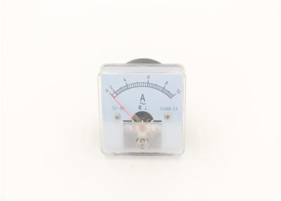 China TBT Base Analog Panel Amp Meter Analog Ammeter Panel Mount Aluminum Alloy Surface for sale