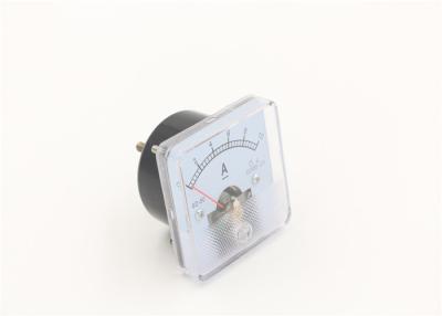 China 50*50mm Series Analog Panel Amp Meter ABS Plastic 0-10A Dc Amp Meter Analog for sale