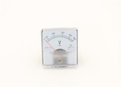 China Mini Analog Voltmeter 60*60mm Series Waterproof For Experiment Or Home for sale