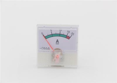 China 0-20A DC Analog Panel Meter Analog Ac Voltage Panel Meter High Accuracy for sale