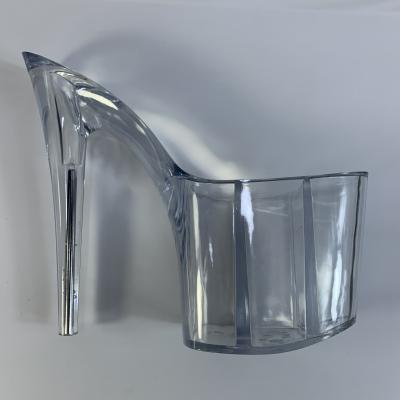 China 8 Inch 20cm Non-slip Super High Heel Sole PC Material Single Rib for sale