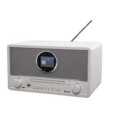 China Hot Selling Antique Home DAB+/FM Radio Multifunctional Multifunctional Radio with Bluetooth USB CD Player Earphone Jack for Home Audio for sale