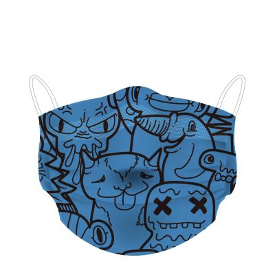 China Party Theme BBN F1 High Quality Medical Fast Delivery AMG Custom Design Disposable Printed Face Mask Supplier for sale