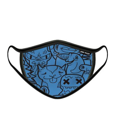 China BBN Durable Medical High Permeability Contact Cloth Cooling Reusable Washable Face Mask With Design Printing for sale