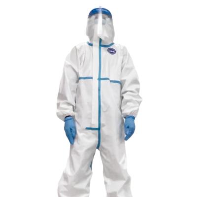 China BBN Package Protective Clothing EN13795 Coverall Medical Professional Disposable Isolation Gown Waterproof Medical CE Type IIR IIR for sale