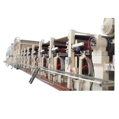 China Large Scale Cardboard Paper Craft Paper Mill Paper Boxes Corrugated Medium Test Liner Paper Making Machine for sale