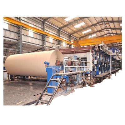 China 70tons Paper Mill Paper Making Line Test Liner Paper Mill Packing for sale