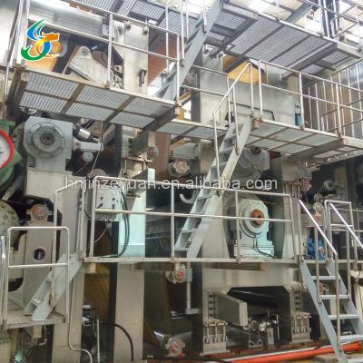 China JZY-3200 Fourdrinier Type Waste Paper Mill Board Recycling Corrugated Wood Pulp Kraft Paper Piping Roll Making Machinery for sale