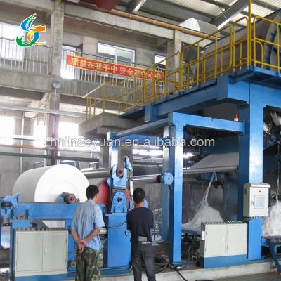 China Toilet Paper Tissue Tissue Paper Towel Paper 1092 Type 2T/D Pulp Toilet Paper Industry Waste Paper Bamboo Tissue Paper Recycling Machine From China for sale