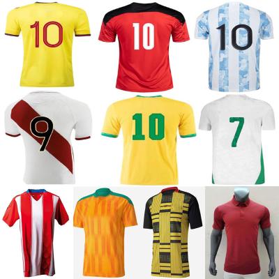 China Shirts & Main 2021 2022 JR MESSI JAMES GUERREO MAHREZ M. SALAH THOMAS SARR soccer jersey NEYMAR shirts for sale