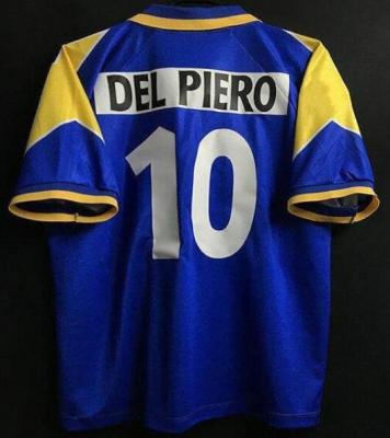 China Shirts & Complete Custom Cheap Football Retro 95 96 DEL PIERO Short Sleeve Soccer Jersey for sale