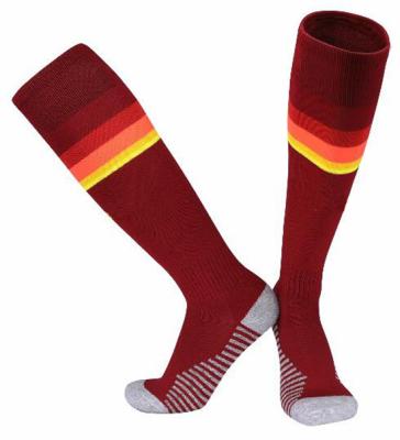 China 2020 2021 Custom Made Adult Men's Soccer Sock DZEKO TOTTI Soccer Socks Breathable Sport Socks for sale