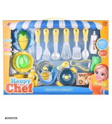 China Pretend Play Toy Set Top Selling Popular Plastic Children Kitchen Play Set Toy For Girls for sale