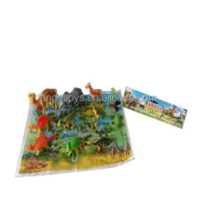 China Plastic animal play set/wild animal/dinosaur set play toys for kids! AG400261 for sale