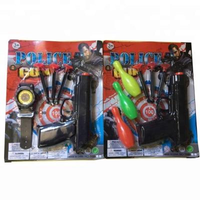 China Soft Dart Gun Plastic Soft Dart Gun / Set Police Game Toys /boys Toy For Children for sale