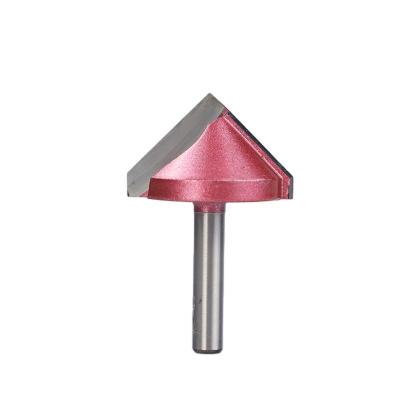 China Factory Price Chinese Wood CNC Process Solid Carbide Engraving Drill Bit V-Knife For Wood 3 Inch Long for sale