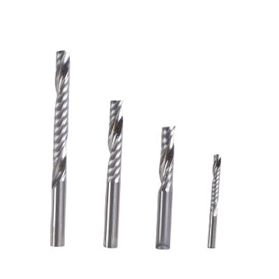 China Low CNC Process Price Finely Processed CNC Milling Single Flute Cutter For Woodworking Machinery for sale