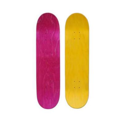 China Custom Double Kick Skateboard Pro Skate Deck Adult Board Deck Canadian Wood Maple For Skateboarding for sale