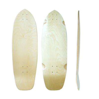 China Adult fish board land surfboard surface customization 32*10in brush street surfboard customization maple material for sale