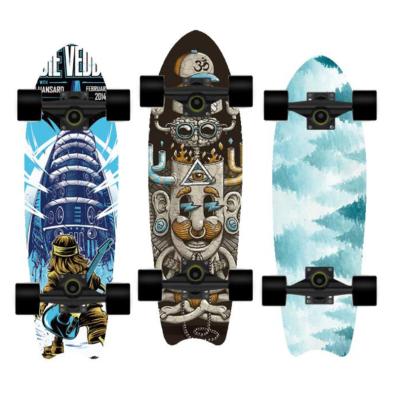 China Adult Northeast Skateboards 8ply Maple Fish Skateboard Outdoor Custom Complete Set For Land Surfboard for sale